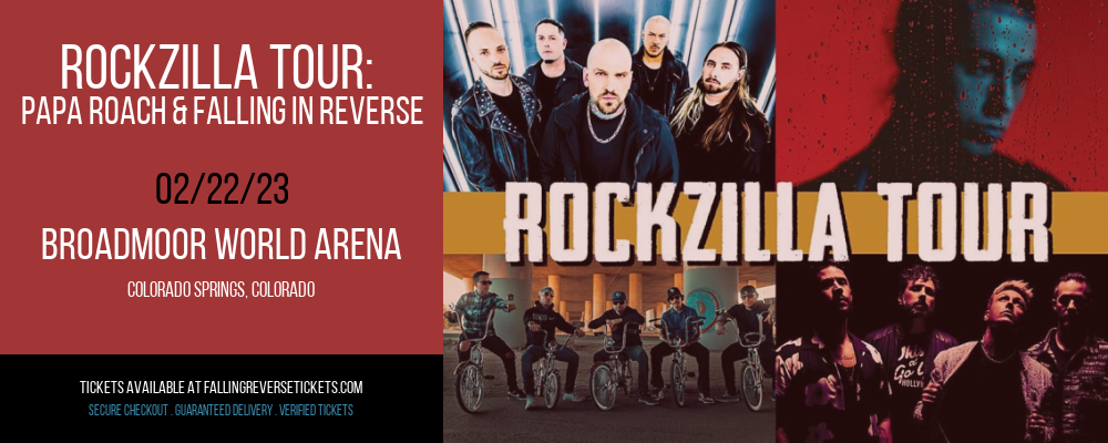 Rockzilla Tour: Papa Roach & Falling In Reverse at Falling in Reverse Concert Tickets