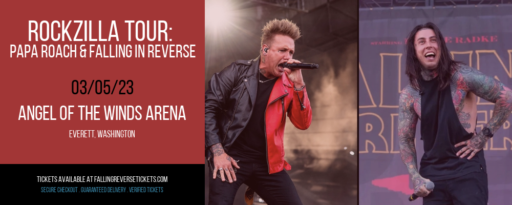 Rockzilla Tour: Papa Roach & Falling In Reverse at Falling in Reverse Concert Tickets