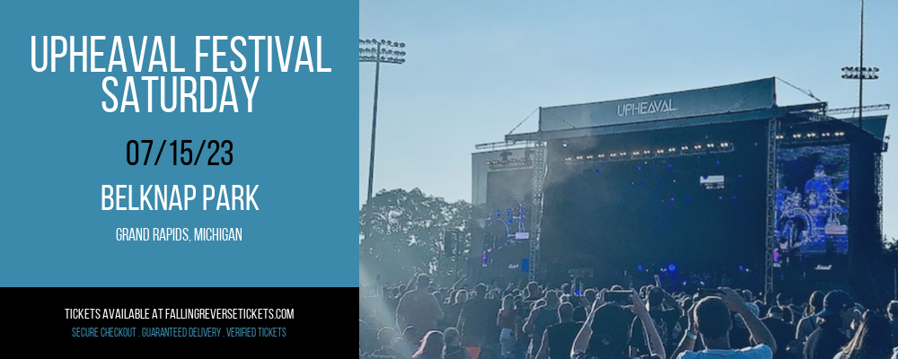 Upheaval Festival - Saturday [CANCELLED] at Falling in Reverse Concert Tickets